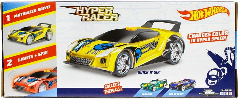 Hot Wheels Hyper Racer Quick N Sik With Light And Sound 13x31cm