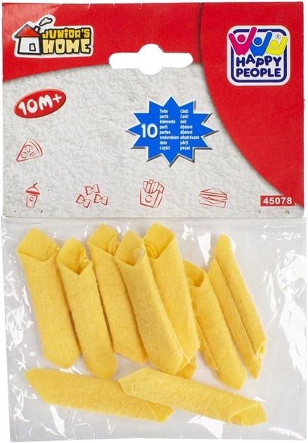 Happy People Junior's Home Plush Pasta 10 pieces Penne 13x23cm