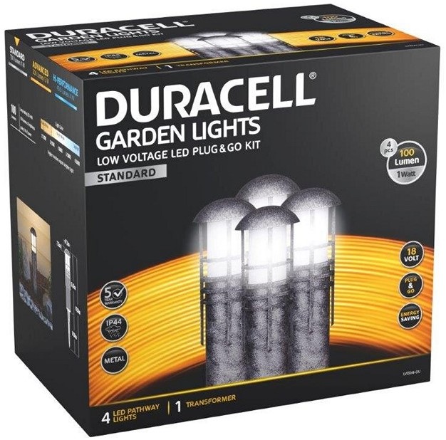 duracell plug and go garden lights